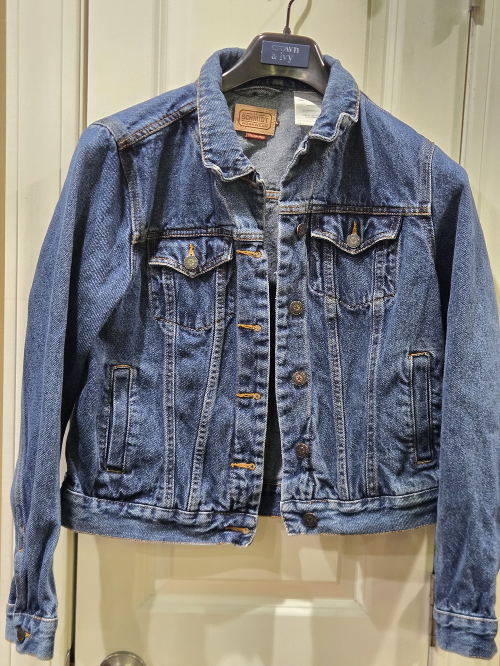 Schmidt Denim Women's Jacket in Classic Blue